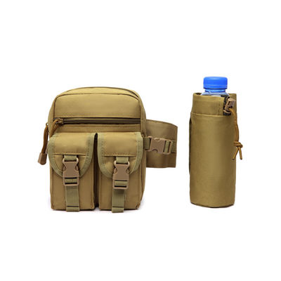 Zaino per campeggio multicolore a cintura con cintura e modello tipo borsa per la bottiglia d'acqua