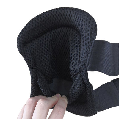 Protezione corporea universale Protezioni per gomito e ginocchio nere con flessibilità in nero