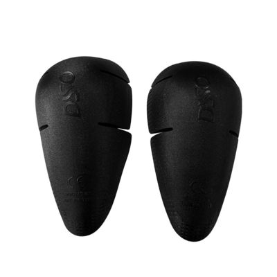 Flessibile nero protettori per ginocchio e gomito in PU certificati CE per motociclisti Logo personalizzabile