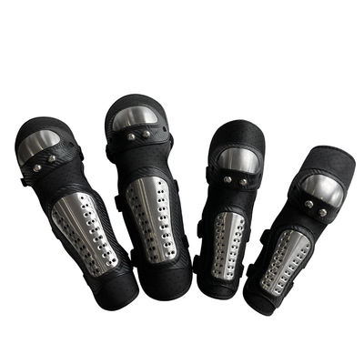 Protezione per equipaggiamento da corsa professionale Dimensione regolabile Protezione per gomiti per ginocchio per motociclette