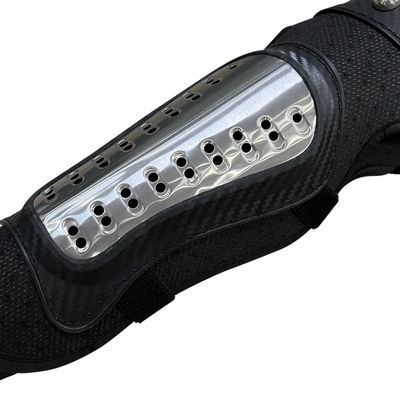 Protezione per equipaggiamento da corsa professionale Dimensione regolabile Protezione per gomiti per ginocchio per motociclette