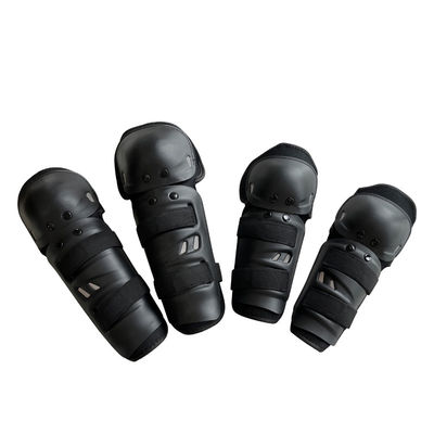 Set di protettori per il ginocchio Black Elbow per corse a cavallo One size fits all e personalizzabili
