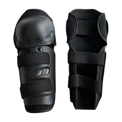 Set di protettori per il ginocchio Black Elbow per corse a cavallo One size fits all e personalizzabili