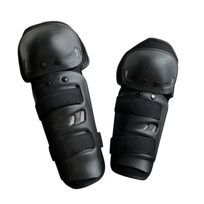 Set di protettori per il ginocchio Black Elbow per corse a cavallo One size fits all e personalizzabili