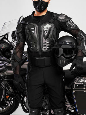 Ergonomico nero Moto Sport Body Gear Logo personalizzabile e conchiglie anti-impatto PE