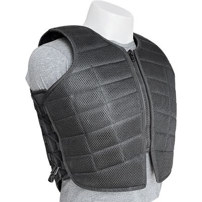 Comodo giubbotto di sicurezza da equitazione con tessuto di cotone e maglia