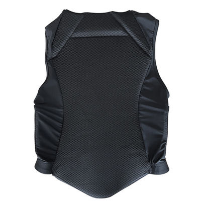 Giubbotto corpo unisex certificato CE per equitazione cuscinato e traspirante 1 kg nero