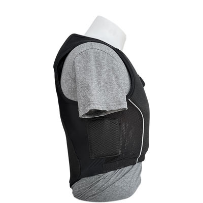 Giubbotto corpo unisex certificato CE per equitazione cuscinato e traspirante 1 kg nero