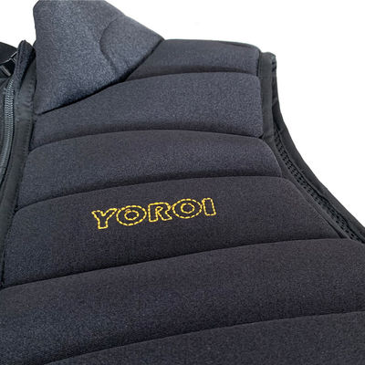 Vestico leggero da cavallo per adulti Respirante Nero EVA Mesh Tessuto Elastico Stagno