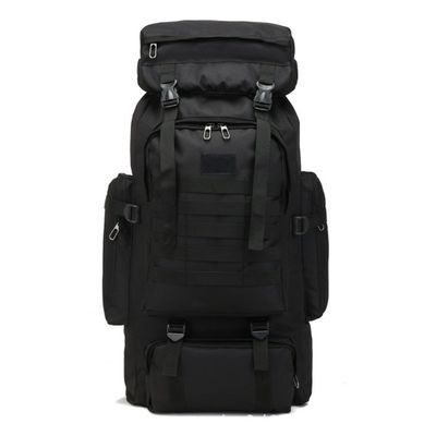 Ricamo in poliestere 80L di grande capacità Campeggio Backpack per escursioni