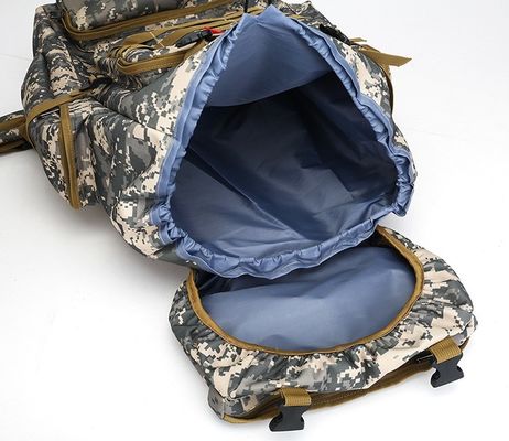 Ricamo in poliestere 80L di grande capacità Campeggio Backpack per escursioni
