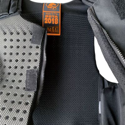 Vestico nero per bambini con cuscinetto di schiuma certificato per attività equestre/a cavallo all'aperto