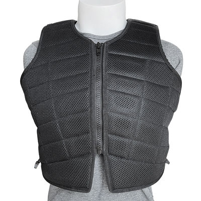 Attività equestre all'aperto Essential Certified Block Foam Padded Black Unisex Vest