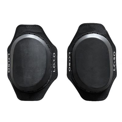 Proteggi le ginocchia con il nostro resistente 420g/pari Motorcycle Knee Slider Nero/Customized