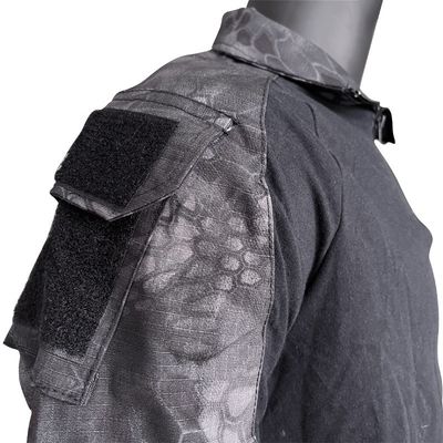 T-shirt a maglia lunga maschile in poliestere/cotone abito da rana uniforme in colore personalizzato