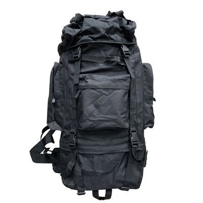 Oxford Material Nero 65L Zaino multifunzione per escursioni al di fuori Campeggio Trekking