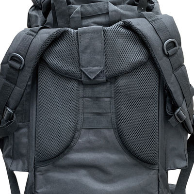 Oxford Material Nero 65L Zaino multifunzione per escursioni al di fuori Campeggio Trekking