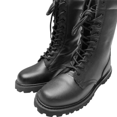 Stivali da allenamento con suola centrale in pelle genuina robusta in colore personalizzato per condizioni difficili