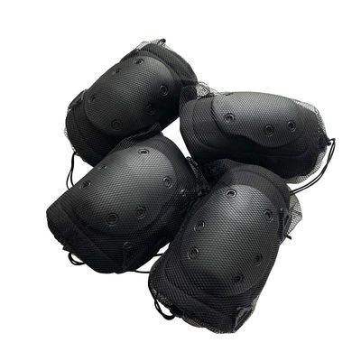 Pad verde per ginocchio e gomito per una protezione flessibile nello sport durante l'allenamento all'aperto