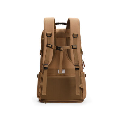 Confortevole e versatile 60L zaino khaki per allenamento all'aria aperta Campeggio Viaggiare