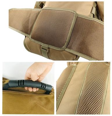 Sacchetto da campeggio 70L Zaino khaki di grande capacità per viaggi di caccia all'aria aperta