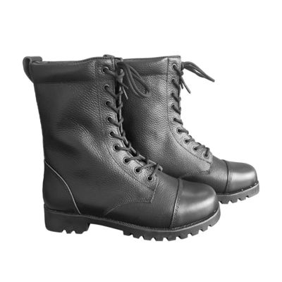 1.5 kg Scarpe da uomo su misura Scarpe da pelle di mucca nera Stivali in pelle con suola di gomma