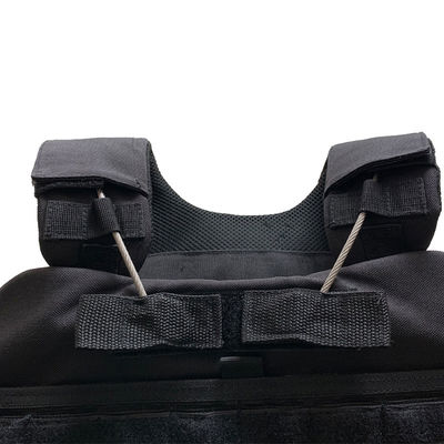 Vesti da allenamento sportivo da esterno S-XXL nero con sistema di rilascio rapido