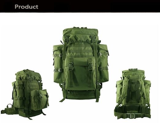 Materiale di rivestimento in PVC a colori personalizzati 80L zaino per sport all'aria aperta avventura