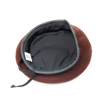 Aerazione Cappello da pittore in lana a colori solidi