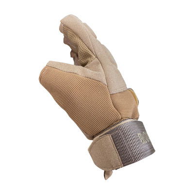 Guanti da trekking a mezzo dito blu con design traspirante e resistente alle intemperie