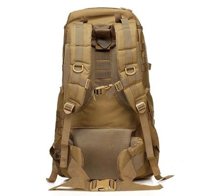 Confortevole schiena curva fisiologica 60L zaino per viaggiare campeggio e forze speciali