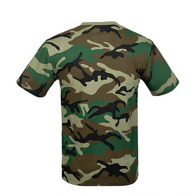 Protezione di base T-shirt maschile per allenamento sportivo all'aperto e poliestere cotone