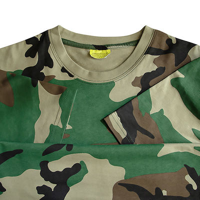 Protezione di base T-shirt maschile per allenamento sportivo all'aperto e poliestere cotone