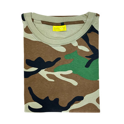 Protezione di base T-shirt maschile per allenamento sportivo all'aperto e poliestere cotone