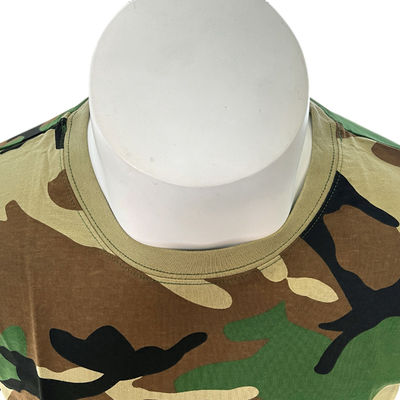 Protezione di base T-shirt maschile per allenamento sportivo all'aperto e poliestere cotone
