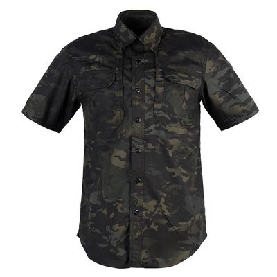 T-shirt casual abito formale da uomo camicia a manica corta camicia corta per uso esterno