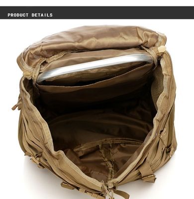 65L 900D Oxford Daysack Confortevole Disegno Compartimentato con PP Webbing e POM Buckle