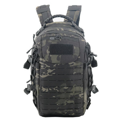 25L 900D Tissu Oxford Waterproof Daysack con Laser-Cut Molle Assorted Logo accettato