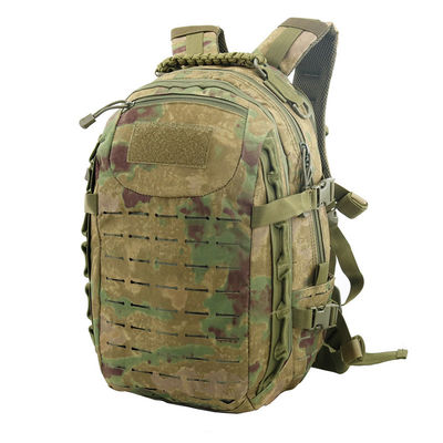 25L 900D Tissu Oxford Waterproof Daysack con Laser-Cut Molle Assorted Logo accettato