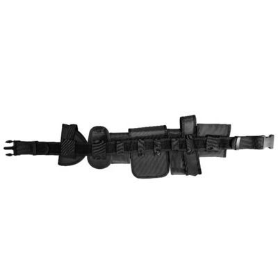 Cintura di allenamento multifunzionale Hardware Buckle Flashlight Molle Cintura sacchetto verde oliva