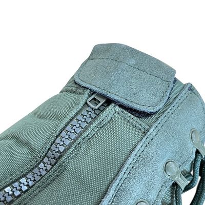 Scarpe da ginnastica in pelle di mucca blu e di gomma per uomini Confortevoli scarpe a caviglia lunga