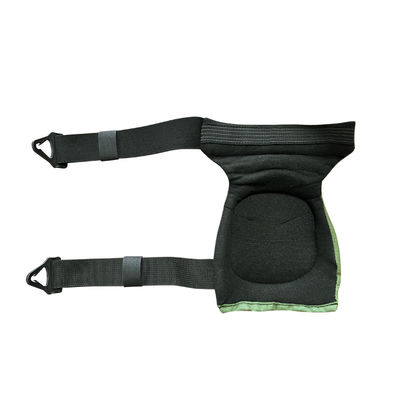 Protezione di base cuscinetti per ginocchio e gomito Verde Guarnizioni di sicurezza flessibili Nere per adulti