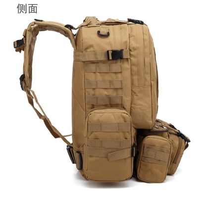 Zaino impermeabile e impermeabile 55L 600D in tessuto Oxford per attività sportive