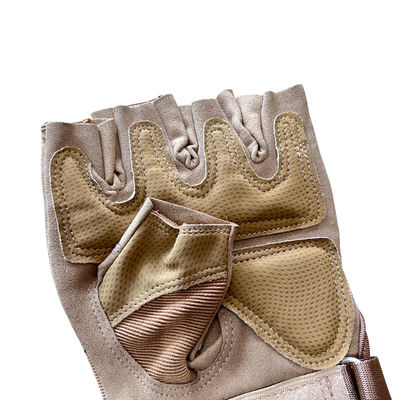 Sport all'aperto Protezione del polso regolabile per mezzo dito e materiale in PU/Nylon/Fibra