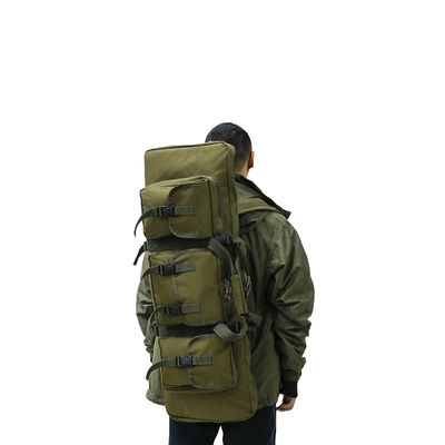 1.8kg Long Gun Backpack con doppia cintura spalla impermeabile e compartimentato