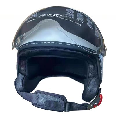 Casco ABS bianco per motociclette con/senza LED Performance duratura