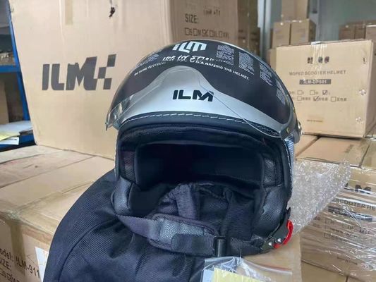 Casco ABS bianco per motociclette con/senza LED Performance duratura