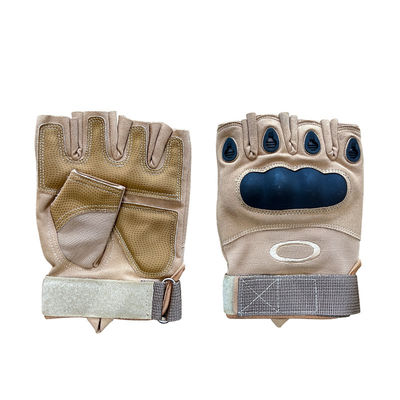 Proteggi le mani con M-XL Mezza dita di arrampicata Protezione mani in PU/Nylon/Fibra