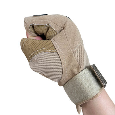 Proteggi le mani con M-XL Mezza dita di arrampicata Protezione mani in PU/Nylon/Fibra