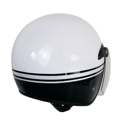 Materiale ABS Shell Casco da motocicletta con faccia a metà aperta per la protezione della testa CE DOT ECE